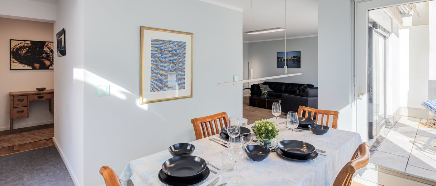 屋顶露台公寓 München Nymphenburg 02 用餐区 14775