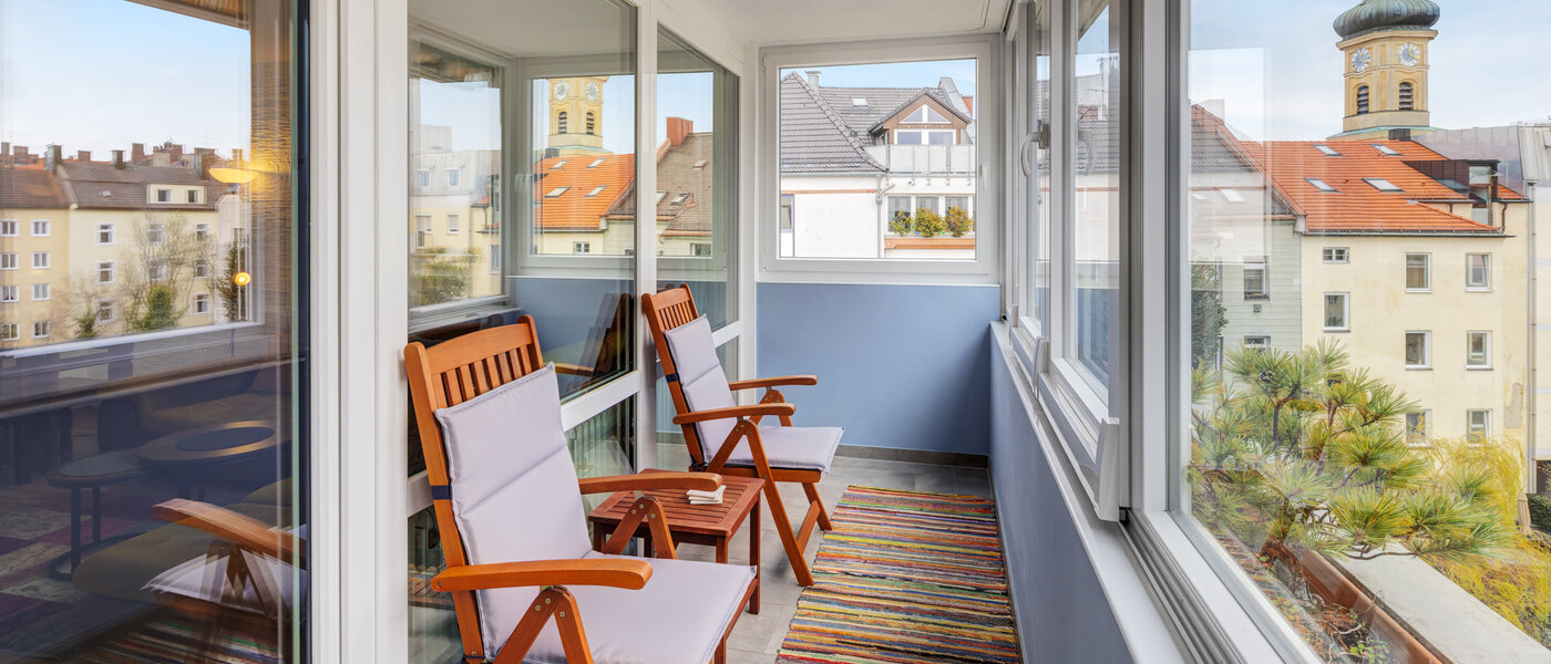 公寓 München Mittersendling 01 半封闭式阳台 14783