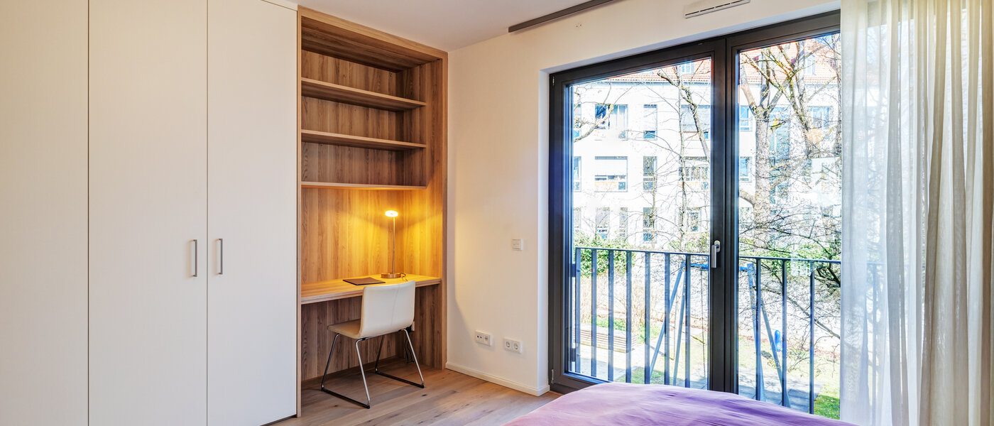 公寓 München Ludwigsvorstadt 04 卧室 14810