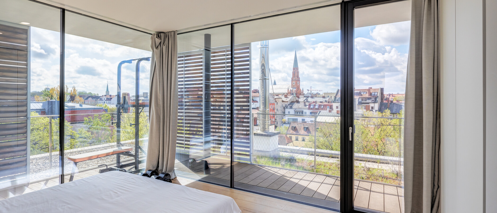 顶层公寓 München Haidhausen 01 第二卧室 14832