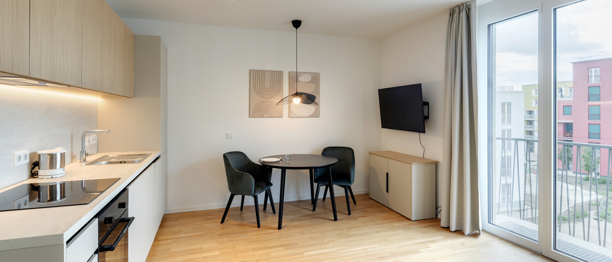 公寓 München Berg am Laim 03 生活区 14938