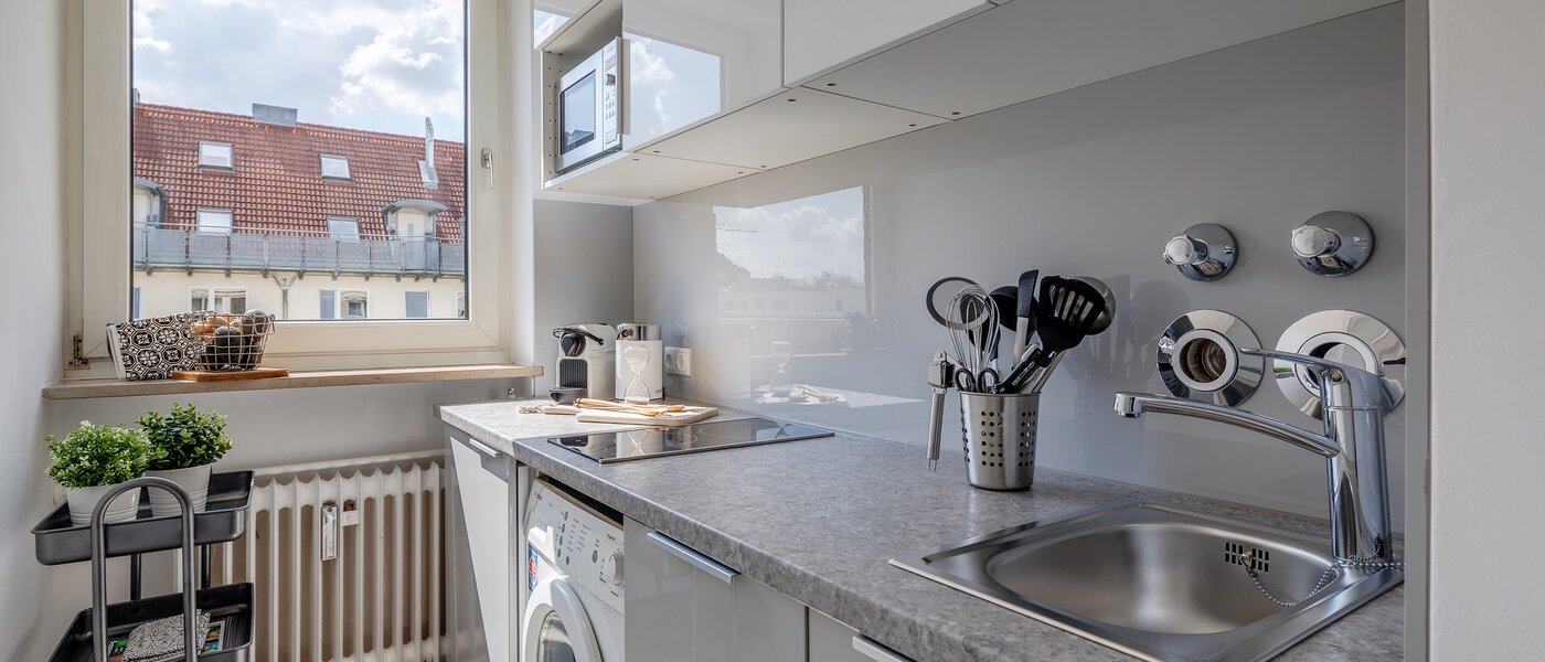 公寓 München Schwabing-Georgenschwaige 01 厨房 1561