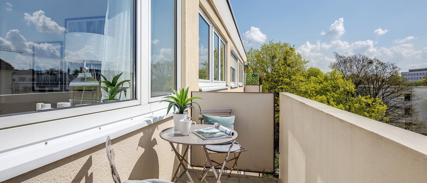 公寓 München Schwabing-Georgenschwaige 01 阳台 1561