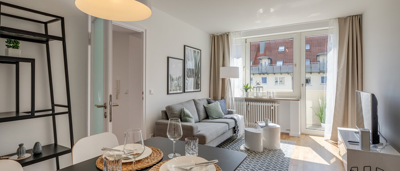 公寓 München Schwabing-Georgenschwaige 01 客厅 1561