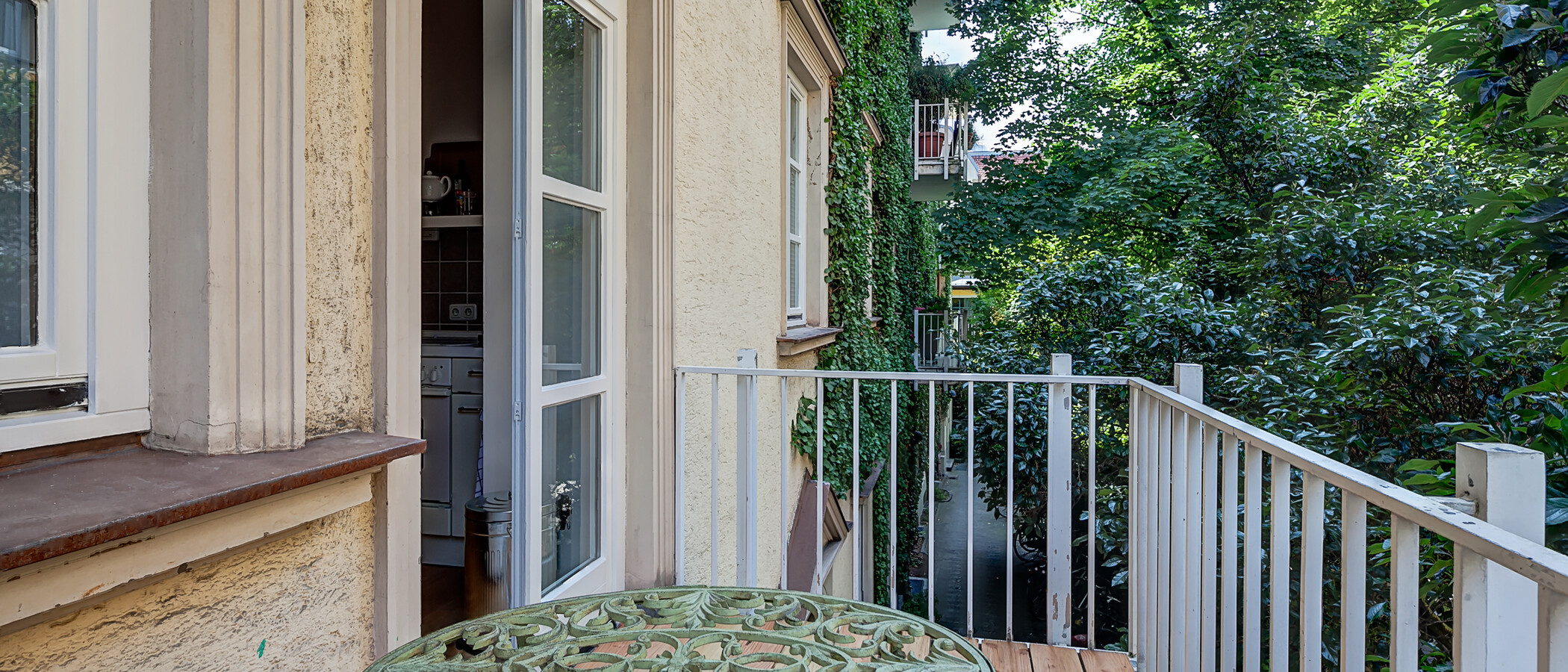 公寓 München Schwabing (links der Leopoldstraße) 03 阳台 1797