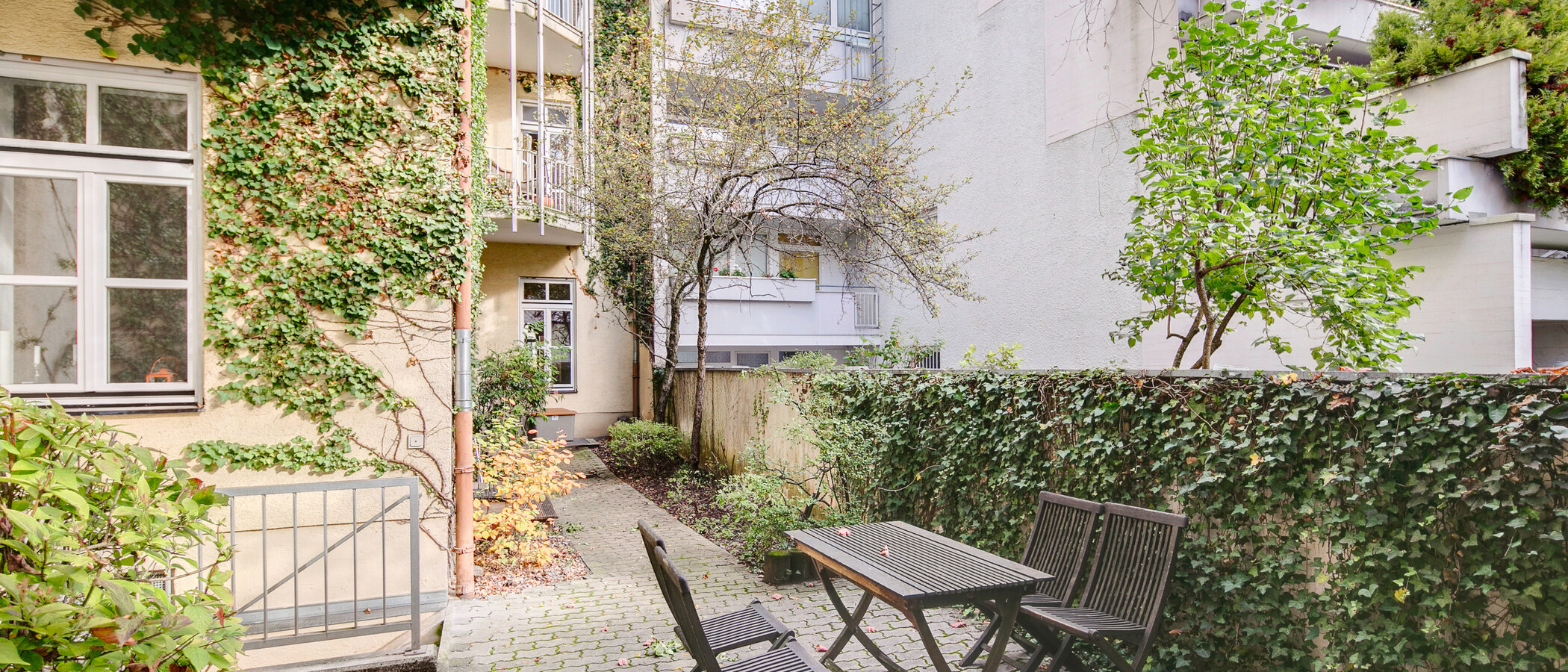 公寓 München Schwabing (links der Leopoldstraße) 01 内院 1797