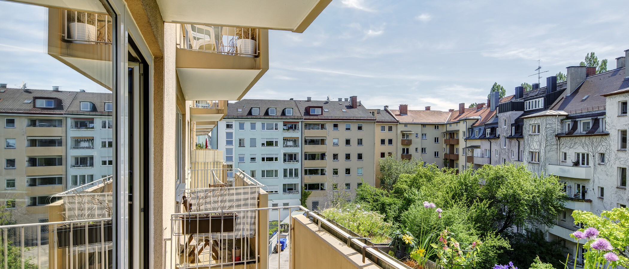 公寓 München Schwabing-West (rund um den Bonner Platz) 02 阳台 230