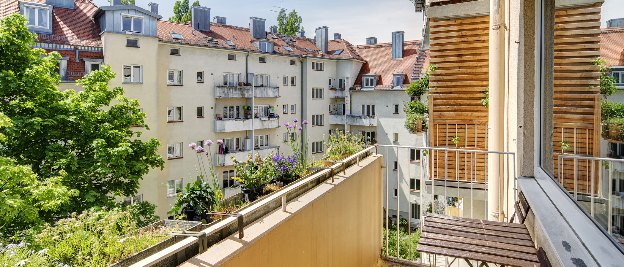 公寓 München Schwabing-West (rund um den Bonner Platz) 03 阳台 230