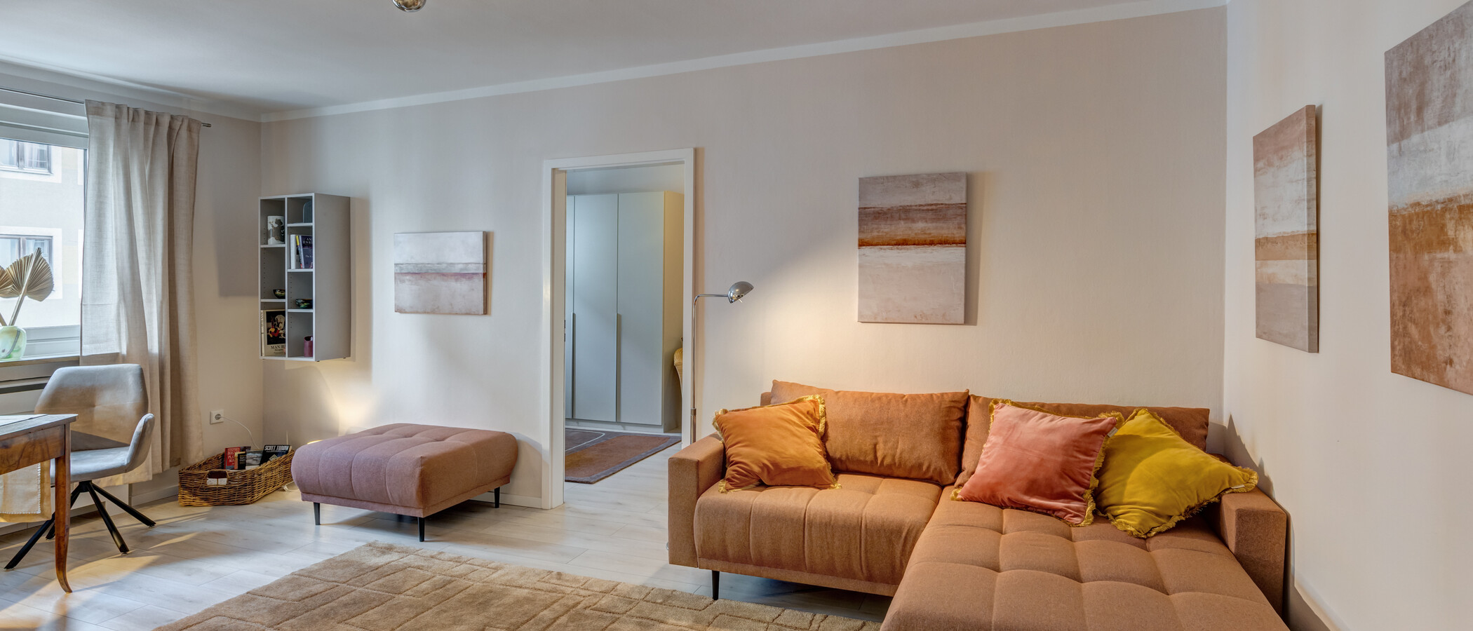 公寓 München Schwabing (links der Leopoldstraße) 02 客厅 3177