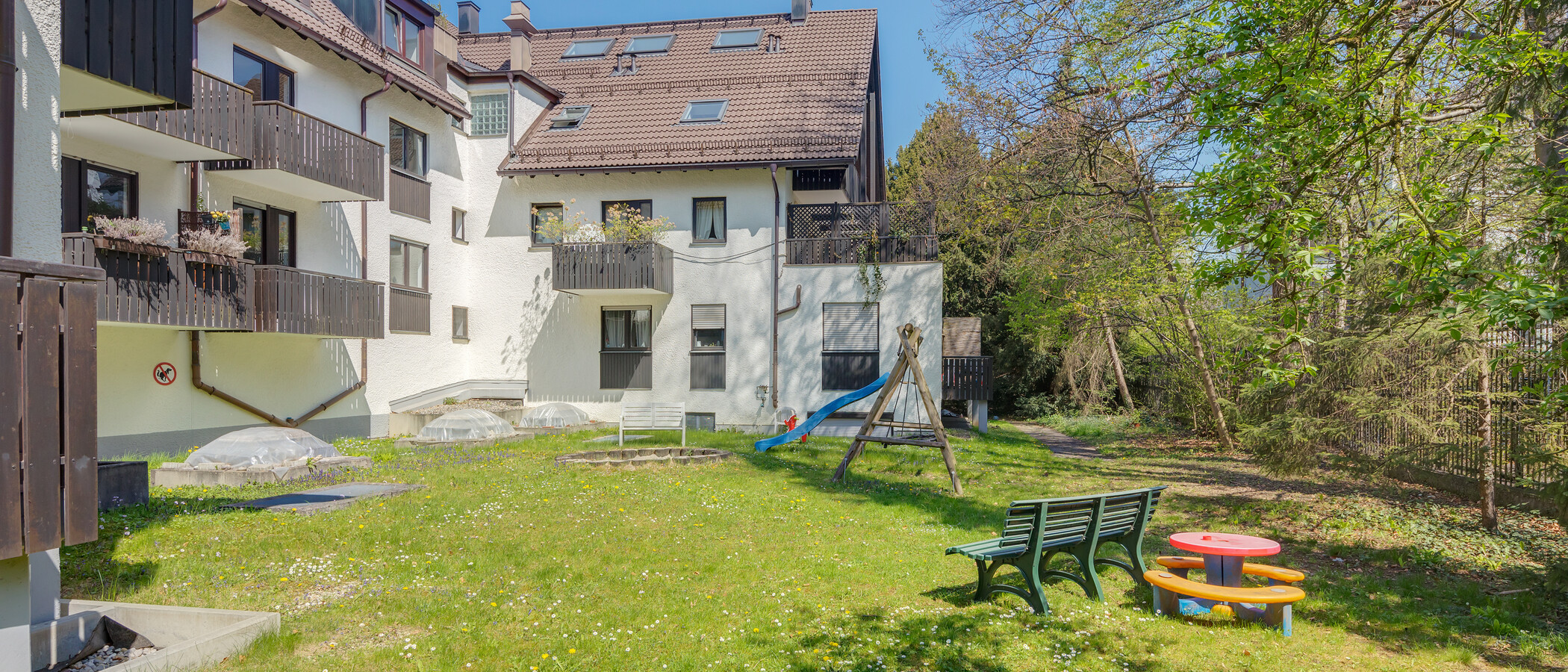 复式公寓 München Herzogpark 01 共用花园 3249