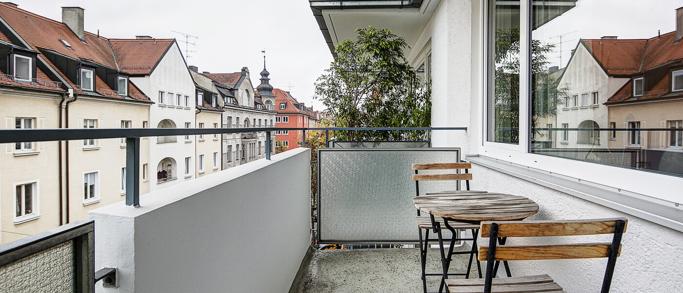 公寓 München Schwabing (links der Leopoldstraße) 01 阳台 3713