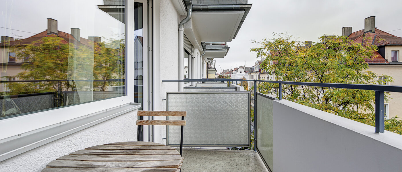 公寓 München Schwabing (links der Leopoldstraße) 02 阳台 3713