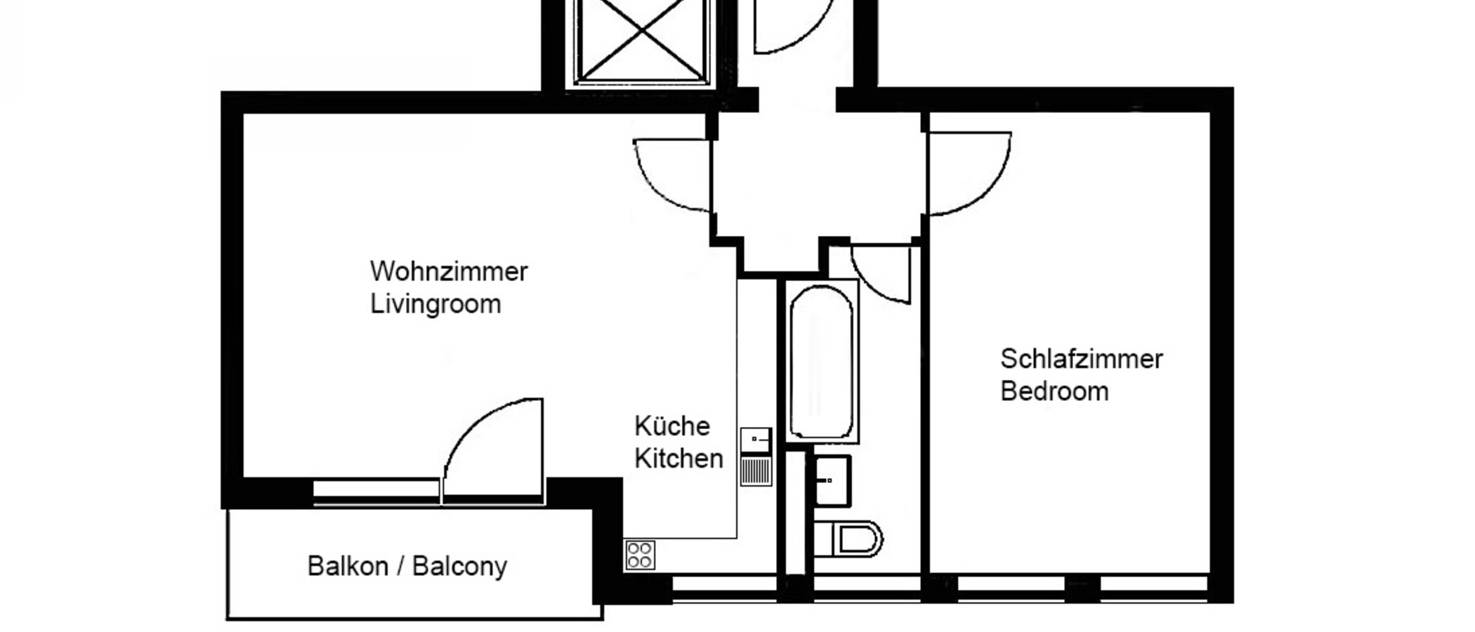 公寓 München Schwabing-West 01 平面图 5116