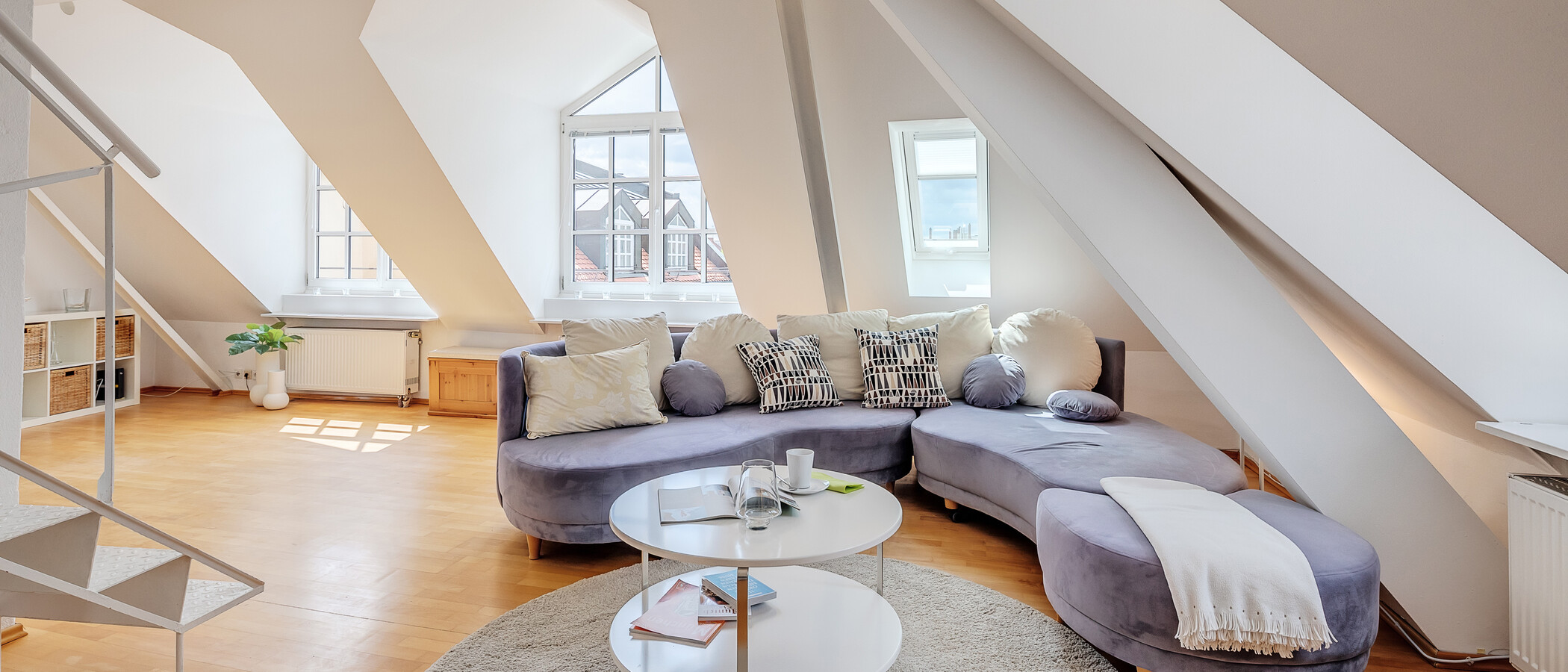 双层公寓 München Westend 02 生活区 5354