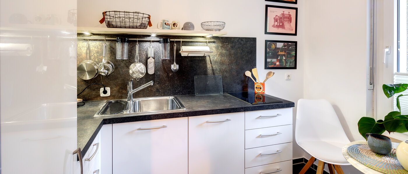 公寓 München Schwabing-Nord (zw. Belgrad- & Leopoldstraße) 02 厨房 565