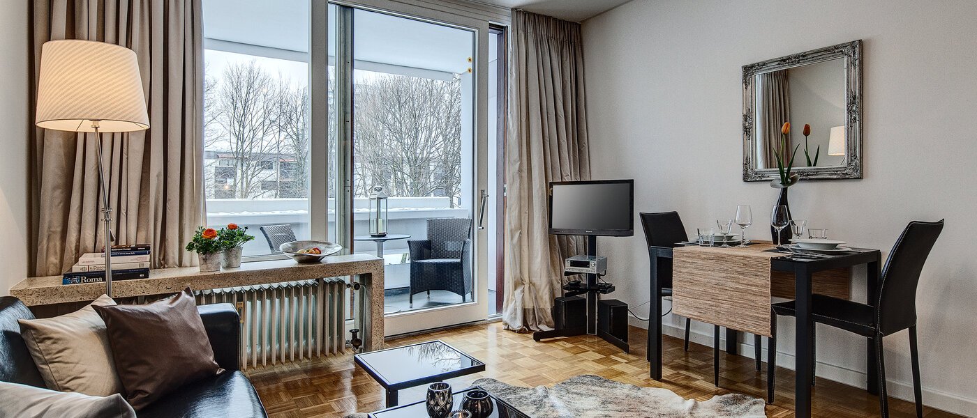 公寓 München Arabellapark 02 客厅 6126