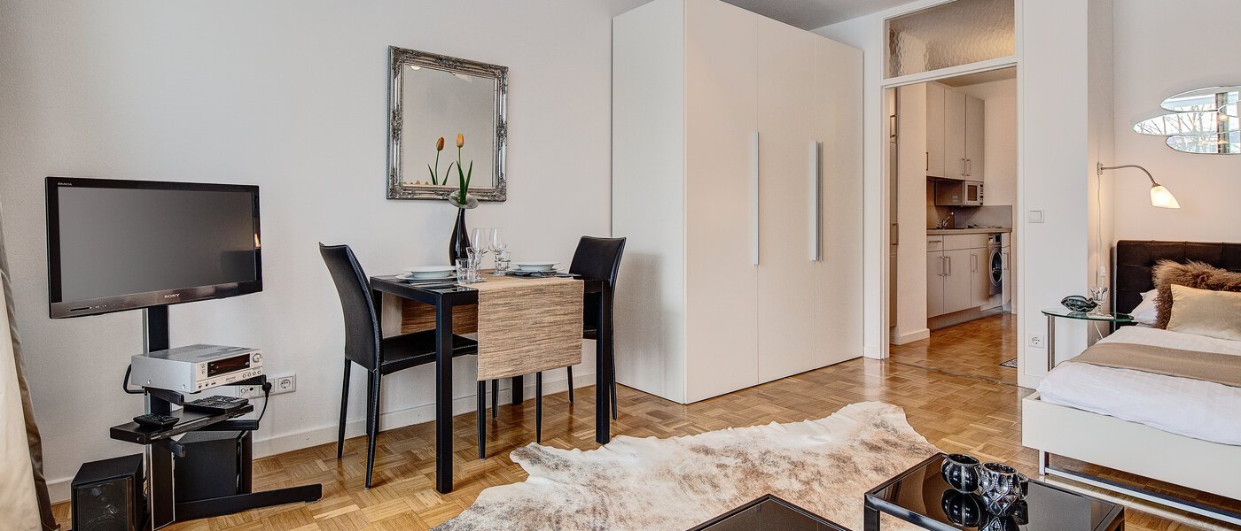 公寓 München Arabellapark 03 客厅 6126