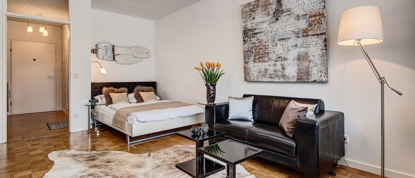 公寓 München Arabellapark 04 客厅 6126