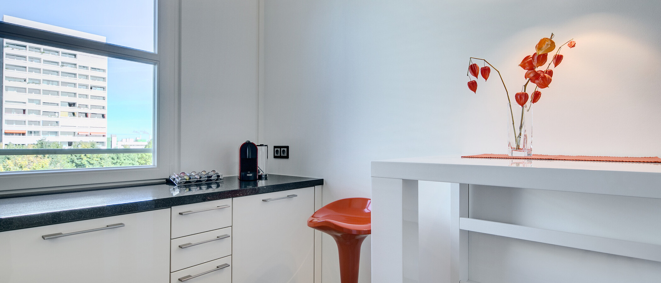 屋顶露台公寓 München Arabellapark 02 厨房 7279