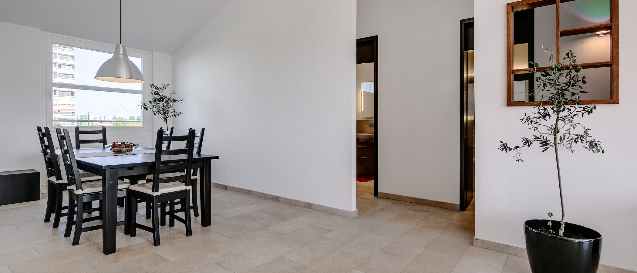 屋顶露台公寓 München Arabellapark 03 餐厅 7279