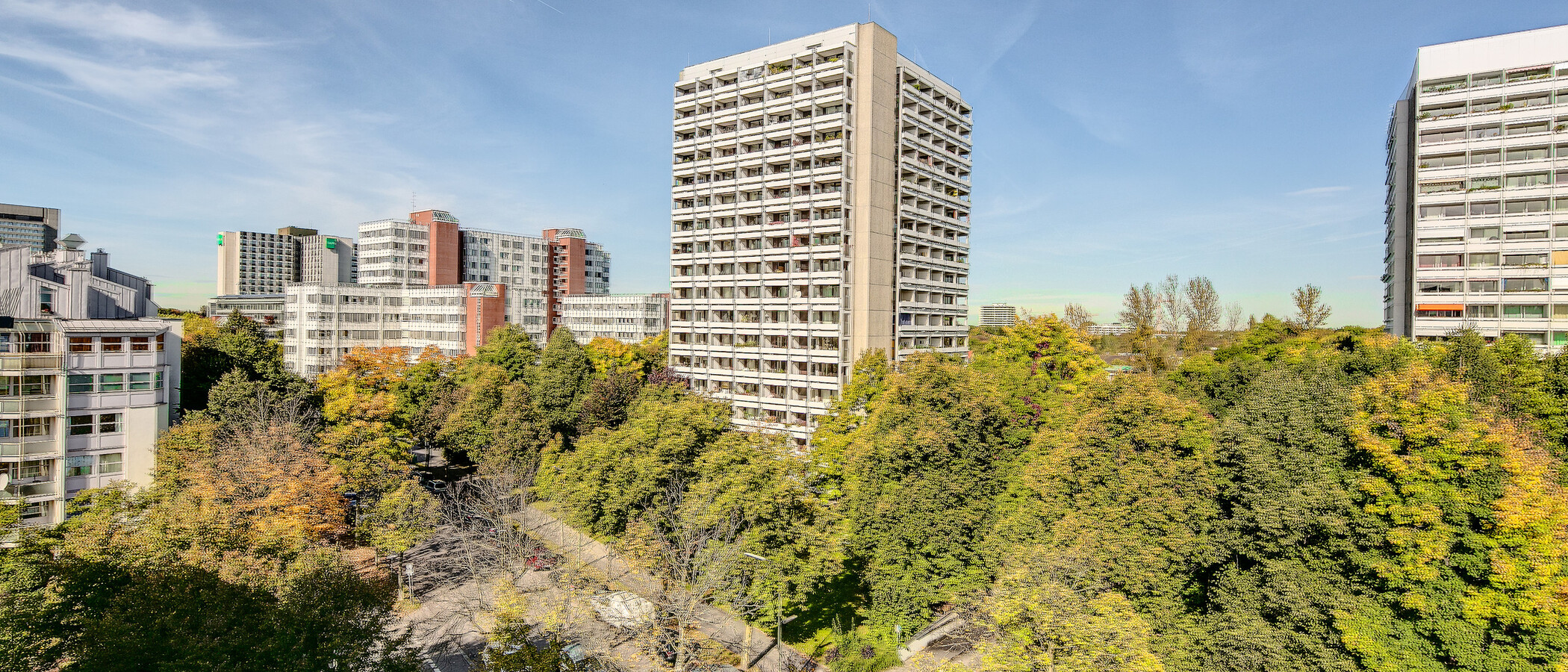 屋顶露台公寓 München Arabellapark 03 景观 7279