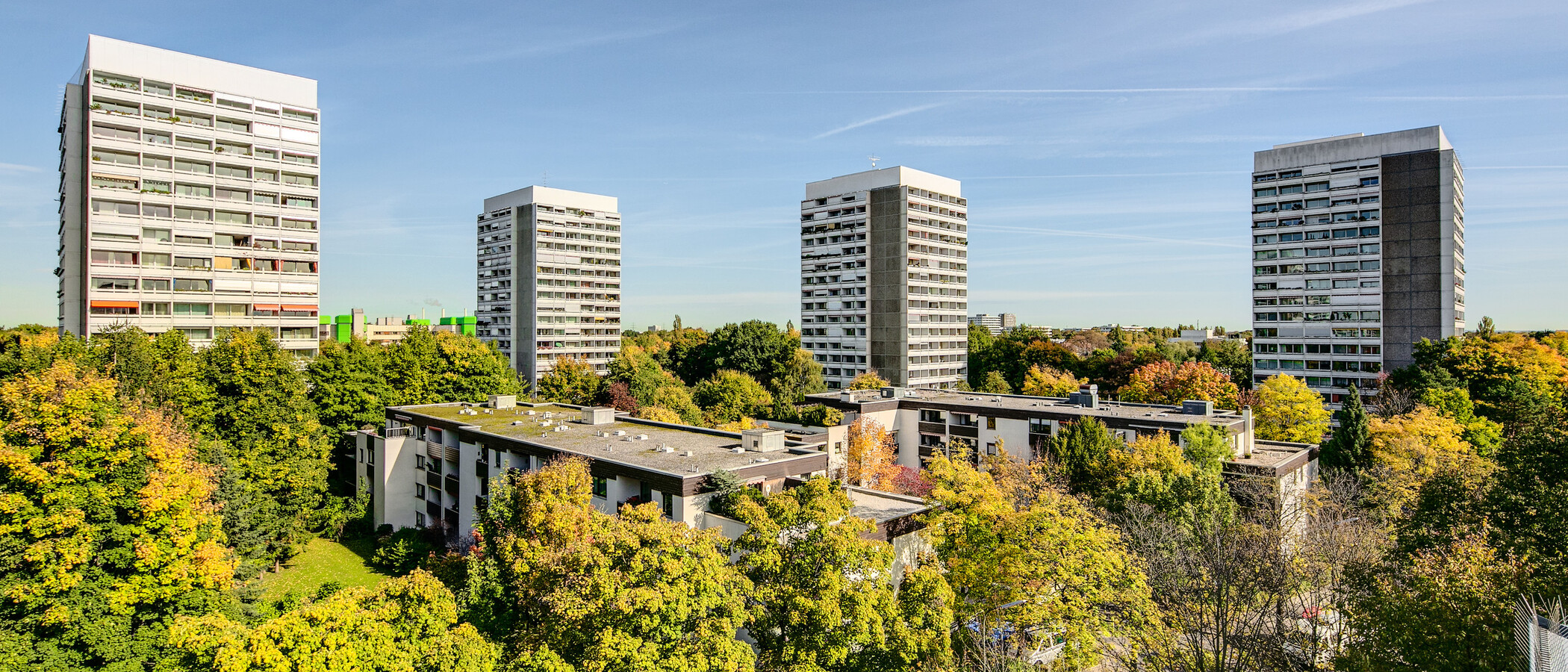 屋顶露台公寓 München Arabellapark 04 景观 7279