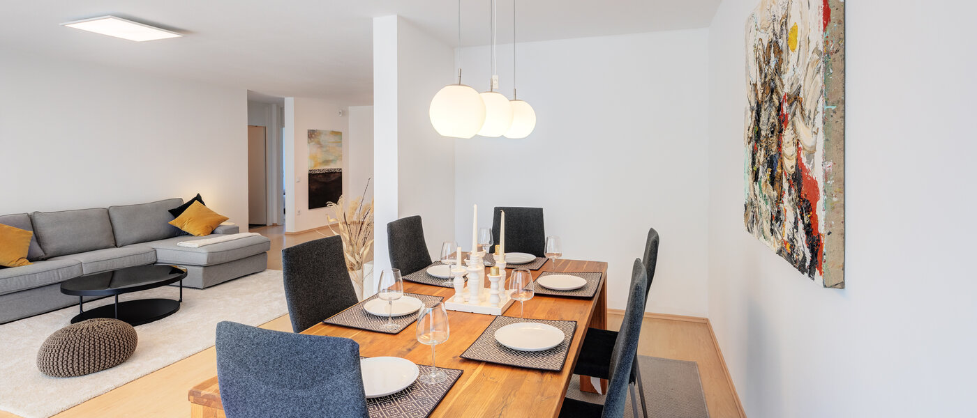 公寓 München Schwabing-Nord (zw. Leopoldstraße & Englischen Garten) 01 用餐区 7670