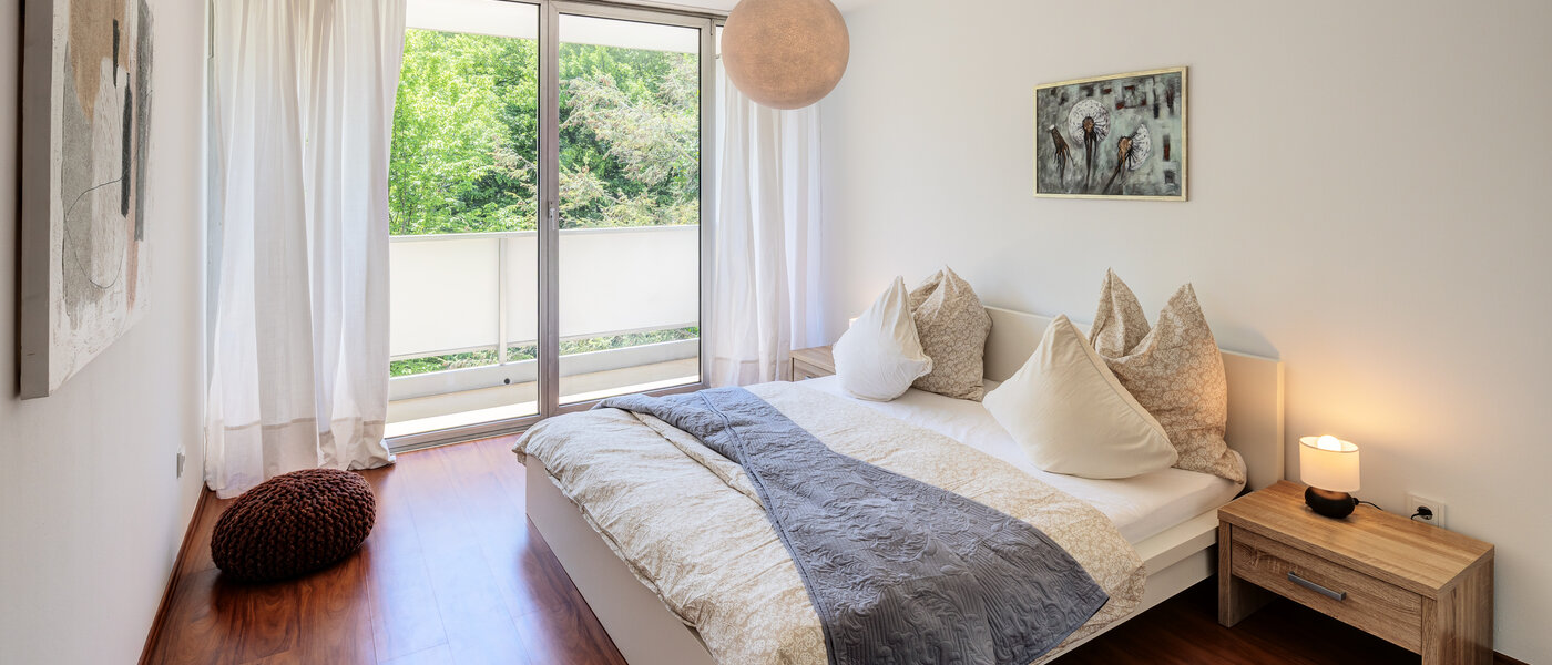 公寓 München Schwabing-Nord (zw. Leopoldstraße & Englischen Garten) 01 第一卧室 7670