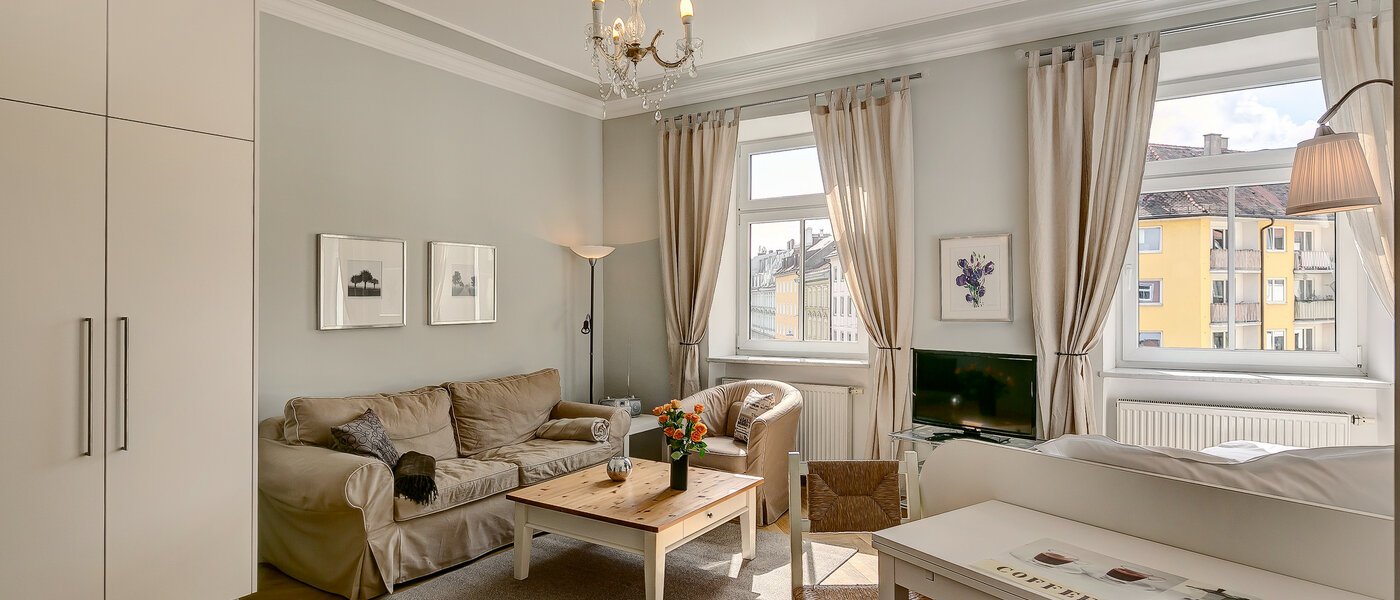 公寓 München Gärtnerplatzviertel 04 客厅 781