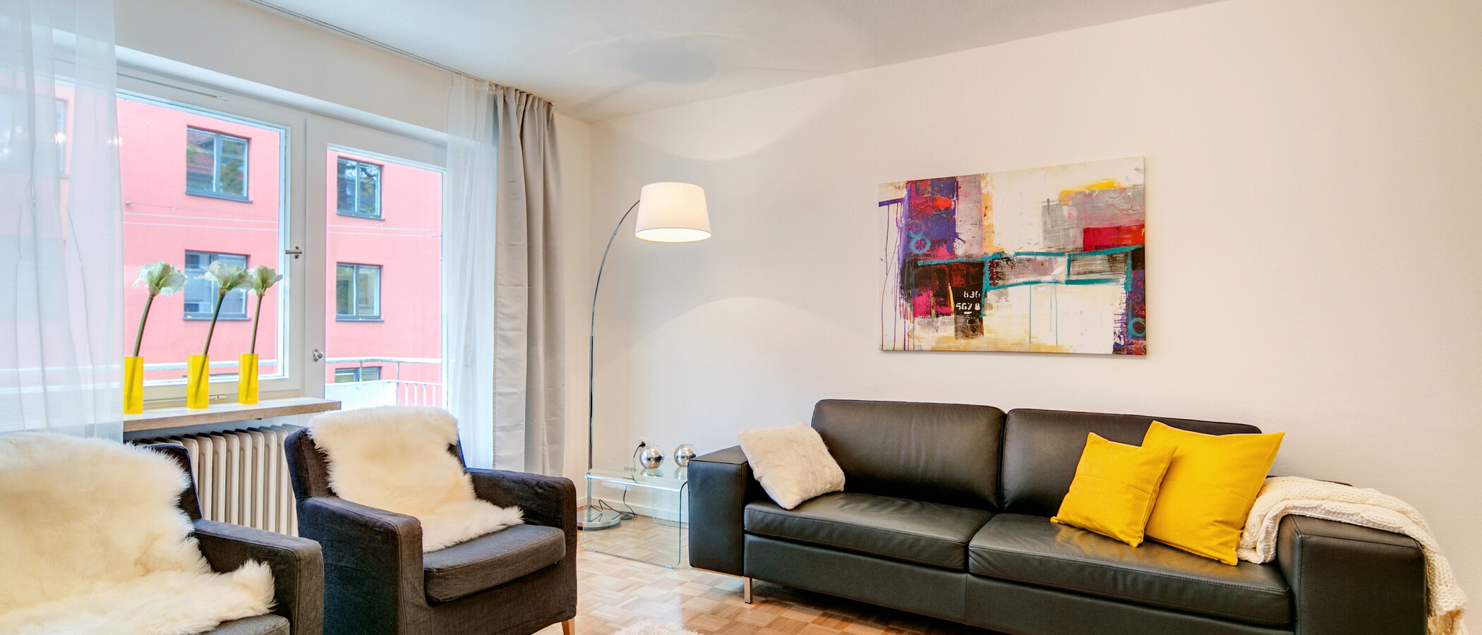 公寓 München Lehel 05 客厅 8256