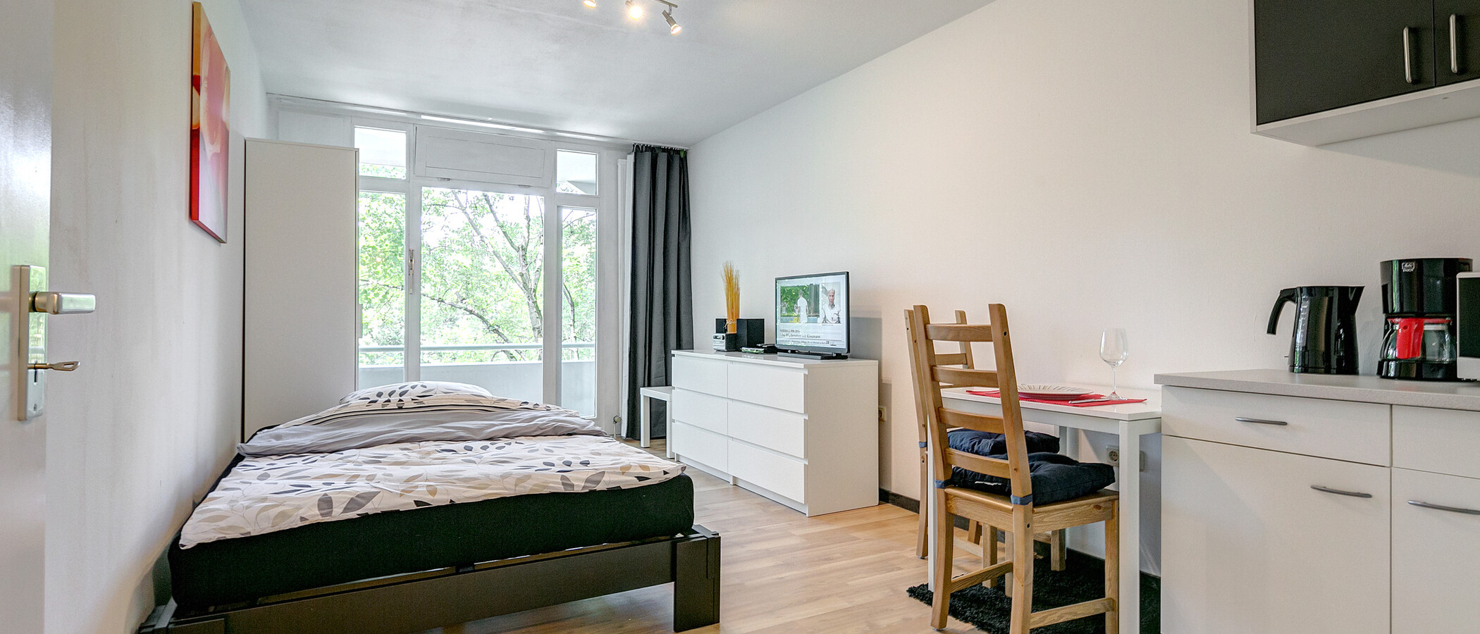 租用公寓 München Isarvorstadt 01 客厅 8737