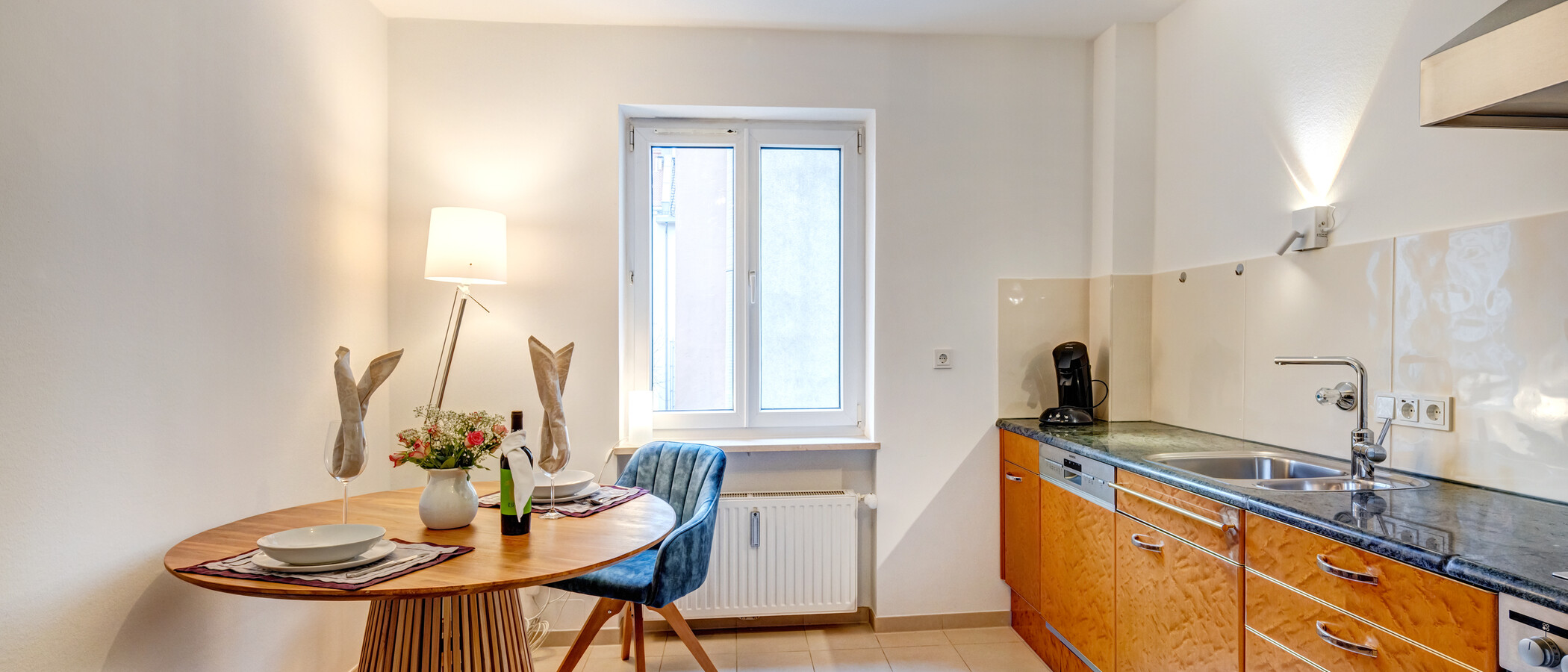 公寓 München Maxvorstadt - Rund um den Josephsplatz 01 厨房 8953