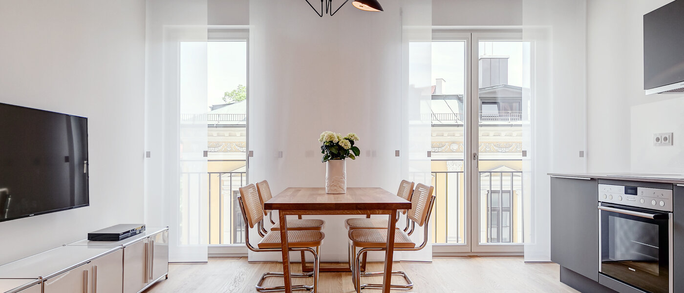 公寓 München Schwabing (rechts der Leopoldstraße) 01 客厅 9521