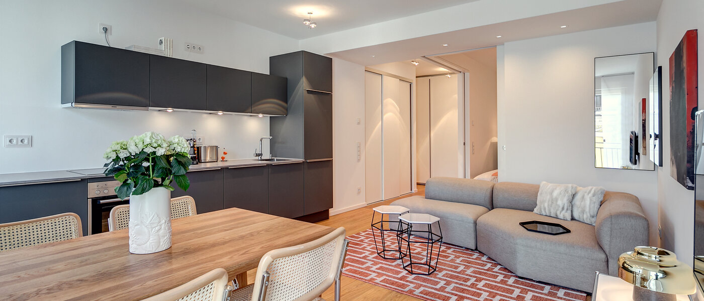 公寓 München Schwabing (rechts der Leopoldstraße) 05 客厅 9521