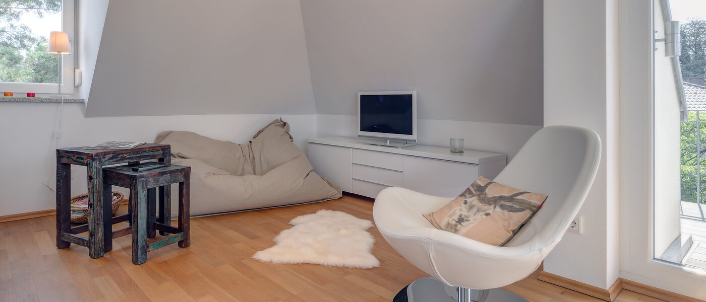 屋顶露台公寓 München Obermenzing 03 客厅 9637