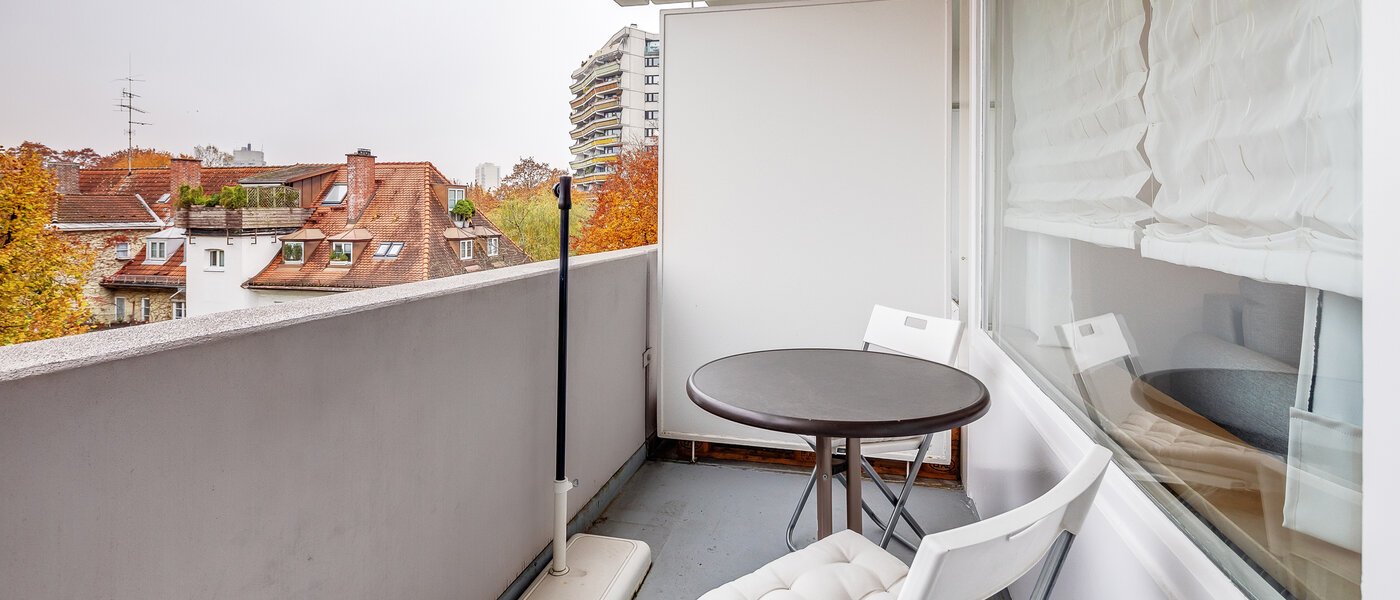 公寓 München Schwabing-Nord (zw. Leopoldstraße & Englischen Garten) 01 阳台 9873