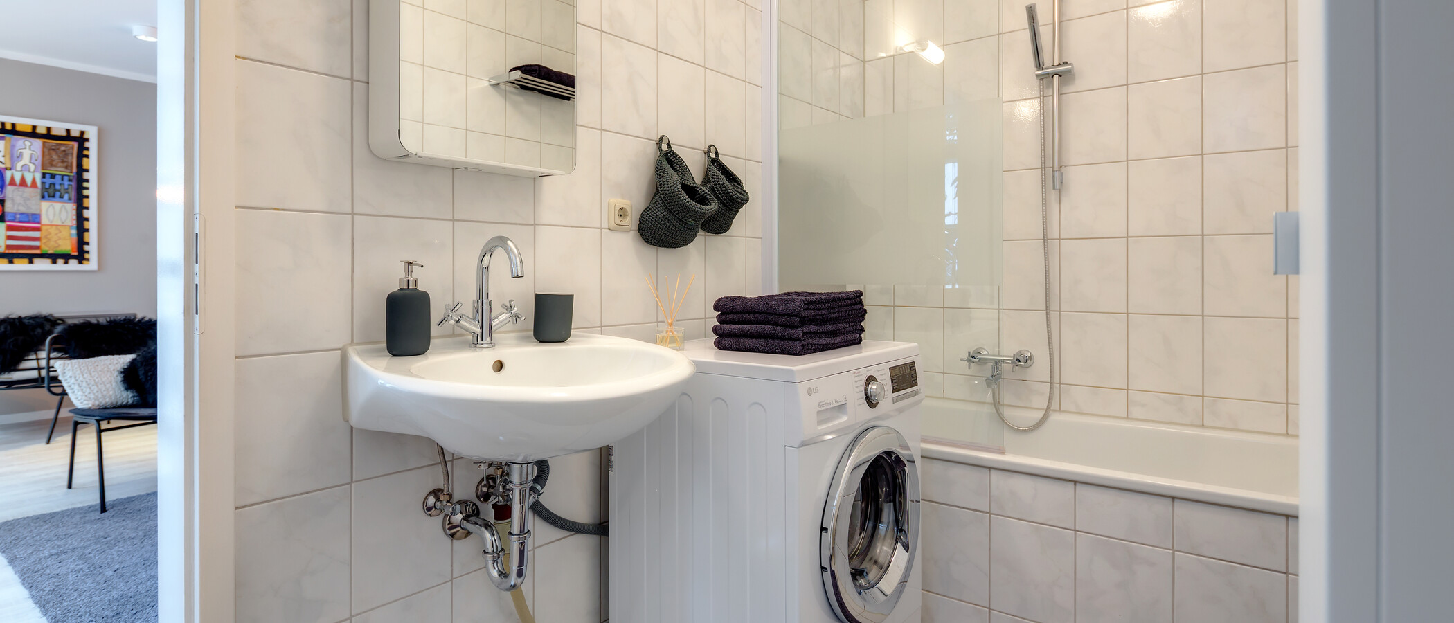 公寓 München Schwabing-West (rund um den Hohenzollernplatz) 01 卫生间 9957
