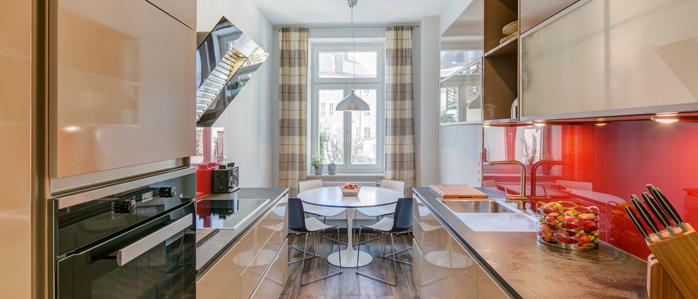 公寓 München Gärtnerplatzviertel 01 厨房 9966