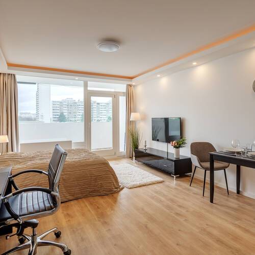 公寓 与 1 房间 | 慕尼黑-Olympiazentrum | 12868