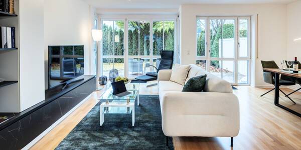 带花园公寓 与 2 房间 | 慕尼黑-Bogenhausen | 14634