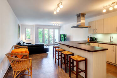 Moderne, helle und möblierte Wohnung zur Miete