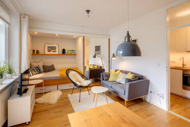 Smartes Apartment mit sonnigem Balkon
