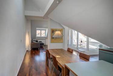 布置非常精美的 屋顶露台公寓 在 Dreimühlenviertel