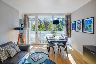 地理位置优越：采光充足的一室公寓