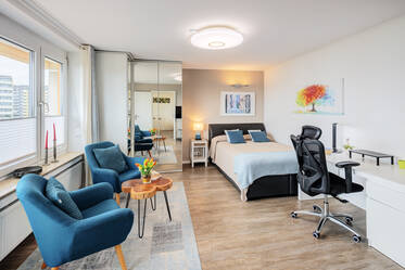 设施齐全的1室公寓，位于7楼