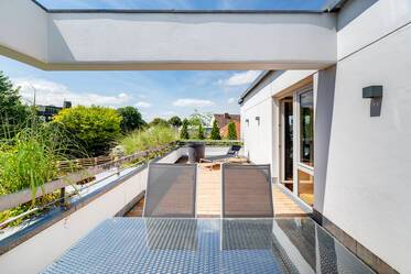 现代风格公寓，带宽敞屋顶露台