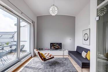 布置非常精美的 屋顶露台公寓 在 Berg am Laim