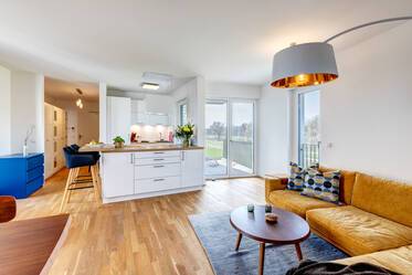 布置非常精美的 屋顶露台公寓 在 Freising