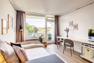 明亮，家具齐全 租用公寓 在 Schwabing