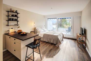 翻新单间公寓出租，位于Tegernsee湖畔 